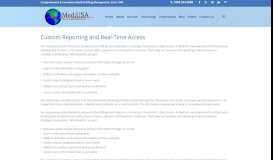 
							         Custom Reporting and Real-Time Access | MedUSA Healthcare ...								  
							    