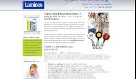 
							         Custom Retractable Badge Reels: The Laminex Family of Companies ...								  
							    
