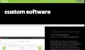 
							         Custom software - Hype Media System								  
							    