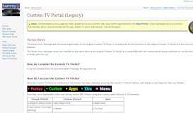 
							         Custom TV Portal (Legacy) - hummy.tv Wiki								  
							    