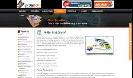 
							         Custom Web Based Portal Development - Enomsoft								  
							    