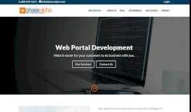
							         Custom Web Portal Application Development Services - PhaseAlpha ...								  
							    