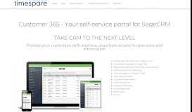 
							         Customer 365 – Self Service Portal – timespare								  
							    