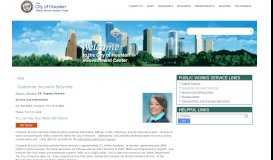 
							         Customer Account Services | City of Houston - Houston Public ...								  
							    