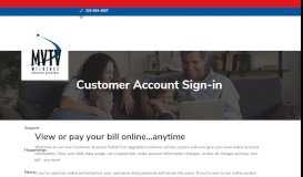 
							         Customer Account Sign-in - MVTV Wireless								  
							    