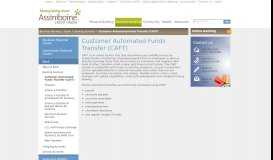 
							         Customer Automated Funds Transfer (CAFT) - Assiniboine ...								  
							    