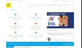 
							         Customer Care - Bharat Sanchar Nigam Limited								  
							    