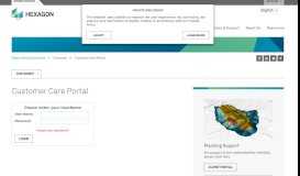 
							         Customer Care Portal | Hexagon Mining								  
							    