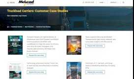 
							         Customer Case Studies | McLeod Software								  
							    