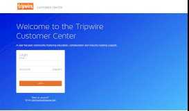 
							         Customer Center - Tripwire, Inc.								  
							    