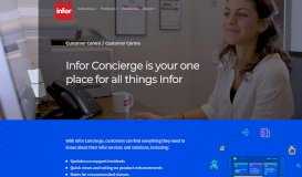 
							         Customer Centre | Infor								  
							    