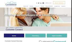 
							         Customer Connect: Homeowner portal								  
							    