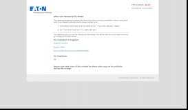 
							         Customer Connect Portal (CCP) - eaton.eu								  
							    