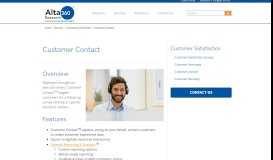 
							         Customer Contact - Alta360 Research, Inc.								  
							    