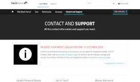 
							         Customer Contact and Support | Black Horse								  
							    