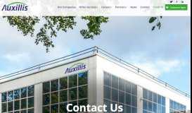 
							         Customer Contacts || Auxillis								  
							    