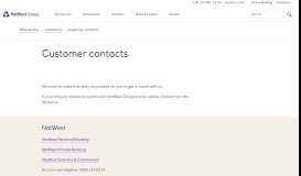 
							         Customer contacts | RBS								  
							    
