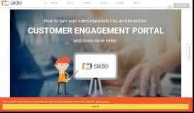 
							         Customer Engagement Portal | Slidle								  
							    