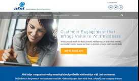 
							         Customer Engagement Solutions from Afni, Inc. - Afni, Inc.								  
							    