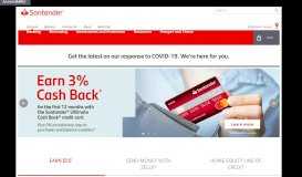 
							         Customer Home | Santander Bank								  
							    