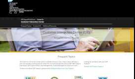 
							         Customer Interaction Center (CIC) - SAP Support								  
							    