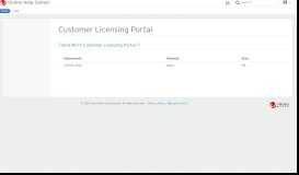 
							         Customer Licensing Portal - Trend Micro								  
							    
