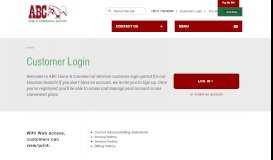 
							         Customer Login | ABC Home & Commercial Services | Houston TX								  
							    