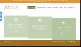 
							         Customer Login EIS IS2 LifeCycle Mailback | Heritage®								  
							    
