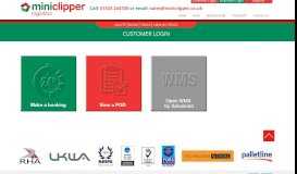 
							         Customer Login - Miniclipper								  
							    