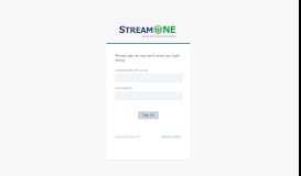 
							         Customer Login stream_one_client								  
							    