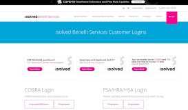 
							         Customer Logins - Infinisource Benefit Services								  
							    