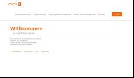 
							         Customer Online Service - Willkommen - Mark-E								  
							    