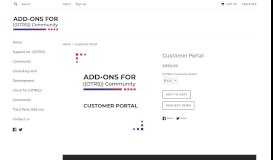 
							         Customer Portal Add-On – Add-ons for OTRS								  
							    