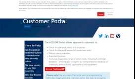 
							         Customer Portal | AESSEAL								  
							    