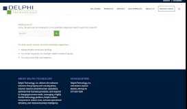 
							         customer portal Archives | Delphi Technology								  
							    