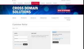 
							         Customer Portal - BAE Systems								  
							    