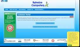 
							         Customer Portal - Bytesize Computers (NW) LLP								  
							    