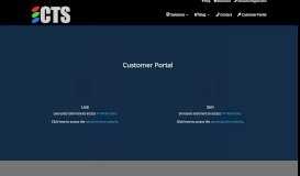 
							         Customer Portal | CTS								  
							    