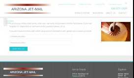 
							         Customer Portal : Customer Login - Arizona Jet-Mail								  
							    