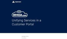 
							         Customer Portal Development - Secure Hosting | Vaporware & Whoa								  
							    