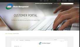 
							         Customer Portal | DRM Waste Management								  
							    
