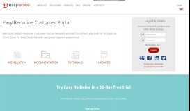 
							         Customer Portal - Easy Redmine								  
							    