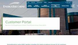 
							         Customer Portal – Energy Solutions								  
							    