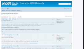 
							         Customer portal enhanced - OtterHub - OTRS Community for ((OTRS ...								  
							    