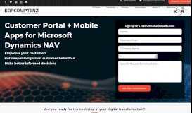 
							         Customer Portal For NAV | Korcomptenz | IT Services & Consulting ...								  
							    