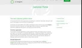 
							         Customer portal for online billing and payments with e-vergent								  
							    