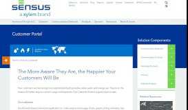 
							         Customer Portal for Utility Usage and Billing | Sensus Software								  
							    