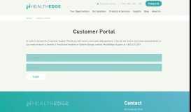 
							         Customer Portal | HealthEdge								  
							    