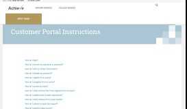 
							         Customer Portal Instructions - Achieve Test Prep								  
							    