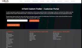 
							         Customer Portal - inTech Trailers								  
							    